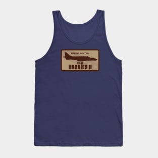 AV8B Harrier 2 Patch (desert subdued) Tank Top